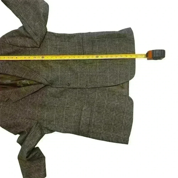 Polo University Ralph Lauren Lambs Wool Checked Sportcoat Jacket Blazer Mens 42R - Picture 6 of 11